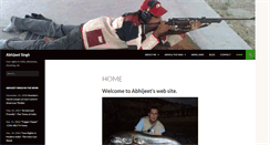 Desktop Screenshot of abhijeetsingh.com